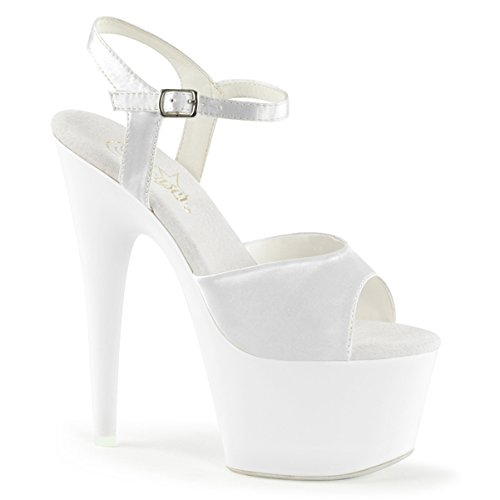 white platform sandals size 11