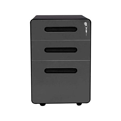 ApexDesk 3-Drawer Vertical Metal Mobile File