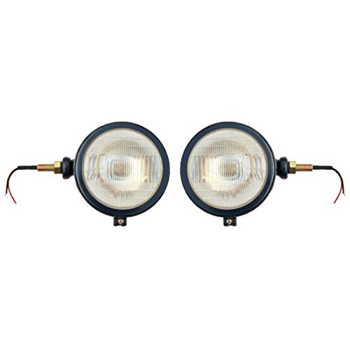 Bajato Head Lamp Set (Lh+Rh) for Ford 2000 3000 4000 5000 7000 Tractor Black - 11000303 - Thumbnail 3