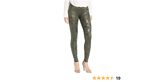 Faux Leather Camo Leggings 