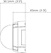 Geovision GV-EFD5101 5 MP H.264 Low Lux WDR IR Fixed IP Dome P-Iris 3~9 mm