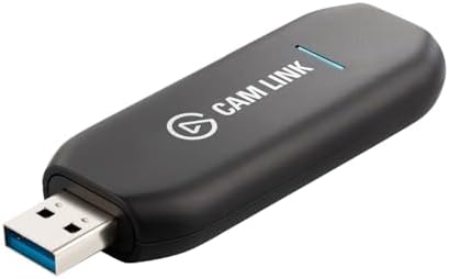 Elgato Cam Link 4K – External Capture Card for DSLR & Camcorder, ActionCam as Webcam, Meet/Stream/Record in 1080p60 or 4K30/4K60, Easy Connect for OBS/Zoom/Discord – HDMI to USB 3.0, PC/Mac/iPad