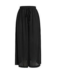 Pantalones de dama con bolsillos y cintura alta, talla grande