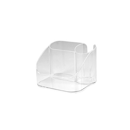 Spectrum Diversified Contour Countertop Hair Care Caddy Clear