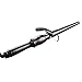 MHU Curling Iron with Pro Tourmaline Ceramic Tapered 25mm-19mm Diameter, Hair Curling Wand Travel Black Barrel, Hair Salon Curler Waver Maker, with Stand Rotation Cord Anti-scald Cool Tip