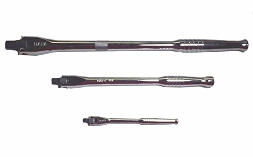 3 PC. Breaker Bar Set 1/2" Dr. + 3/8" Dr. + 1/4 Dr. MADE IN USA