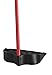 Dustpan with Handle by Ravmag- Solid Natural Rubber Construction- 40” Long Handled Dust Pan- Stand Up Design- Accommodates Any Broom/Hand Brush- Best Dustpans for Home/Lobby/Shop