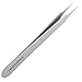 Tweezees Precision Stainless Steel Tweezers | Professional Slant Tip & Splinter Tip Tweezer | Extra Sharp Hair Removal Tool | For Eyebrow Shaping
