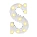 Pooqla LED Marquee Letter Sign Lights Alphabet Light Up S for Wedding Home Party Bar Decoration S