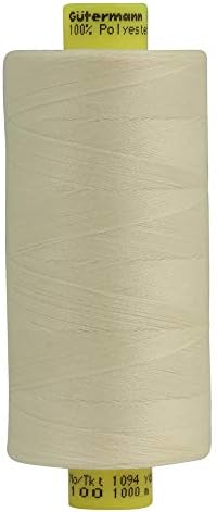 1000m Spool of Gütermann MARA 100 100% Polyester Thread, 610 Rutabaga