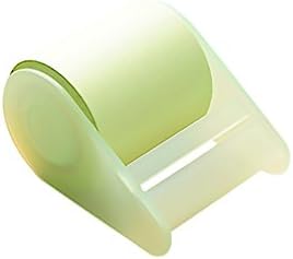 Roll Sticky Notes,Creative Full Adhesive Roller Self-Stick Notes with Tape Dispenser Base,Solid Color Post Markers Memo for Student Office Stationery(2 x 30 inch) (Green)
