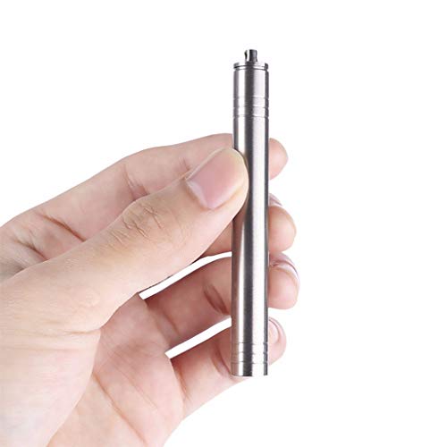 Clearance Sale!DEESEE(TM) EDC Titanium Rustproof Toothpick Fruit Fork Survival Hygiene Travel Kit TC4 Ti
