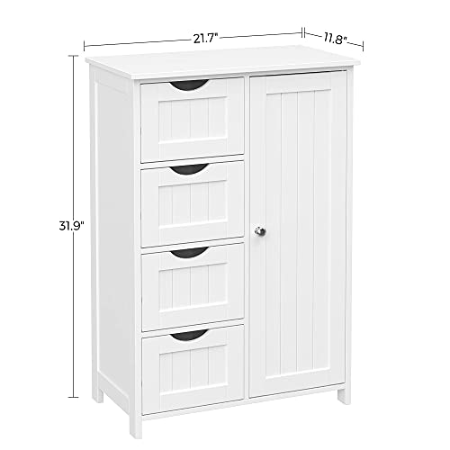 VASAGLE Bathroom Storage Floor with an Adjustable