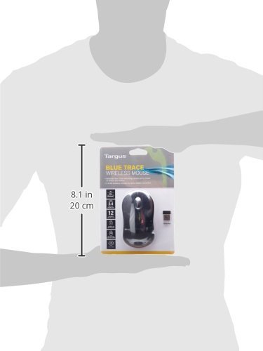 Targus Wireless Optical Mouse AMW50US (Black with Gray)