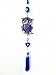 Blue Evil Eye Owl Car or Wall Decor Charm Hanging for Protection (with a Betterdecor Pouch)-25