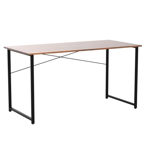 Coleshome 55 Inch Computer Desk, Modern Simple Style Desk for Home Office, Study Student Writing Desk,Deep Brown by Coleshome - Used condition - US$74.97