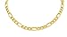 Yellow Gold Hollow Figaro Chain Real 10K Necklace 16