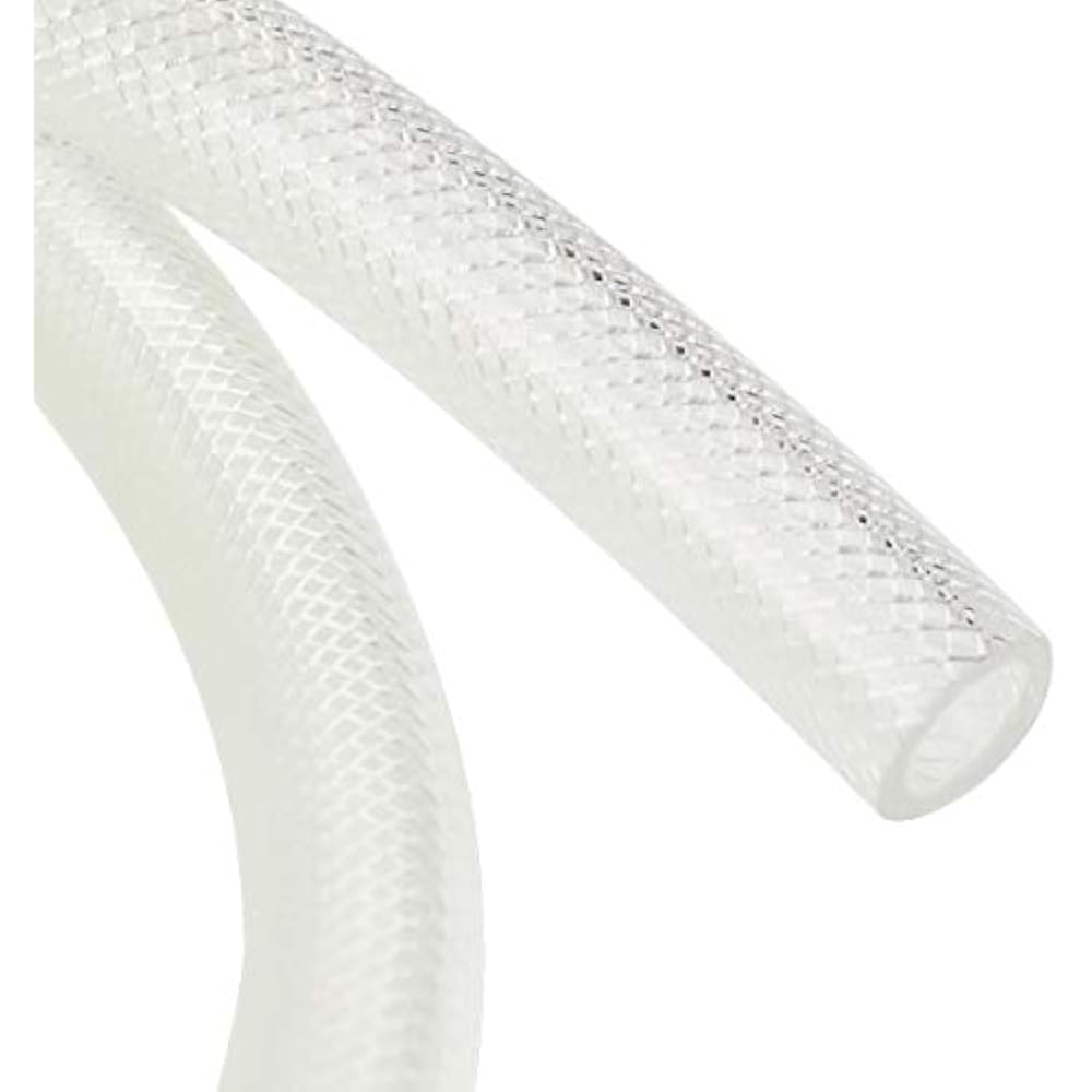 3/8" ID X 25 Ft High Pressure Braided Clear PVC Vinyl Tubing Flexible Tube, eBay
