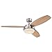 Westinghouse Lighting 7204100 Westinghouse Alloy 52-Inch Reversible Plywood Three-Blade Indoor Ceiling Fan, Brushed Nickel