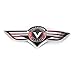 3D 2PCS Motorcycle Gas Tank Emblem Badge Chrome for Kawasaki Vulcan VN Classic