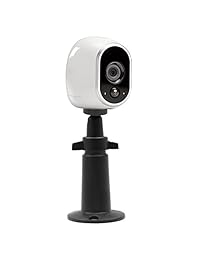 4 unidades de montaje de aluminio para cámara de seguridad, soporte ajustable para interior y exterior para NETGEAR Arlo y Arlo Pro Arlo Pro 2 Arlo Go Wire o CCTV o DVR tienen la misma interfaz (negro)