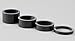 CARBON FIBER BIKJRFOTO Bicycle HEADSET SPACERS 1 1/8