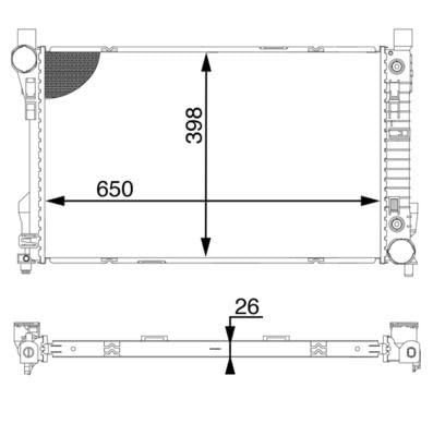 MAHLE KĂĽhler, MotorkĂĽhlung CR1602000S