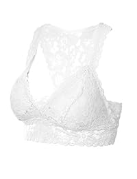OLLIE ARNES - Sujetador con espalda cruzada y encaje, para mujer