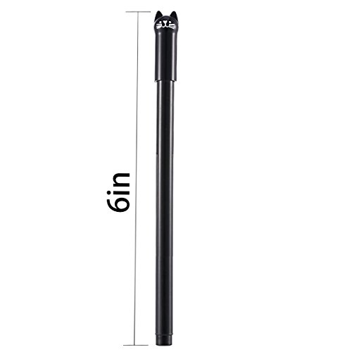 12 Pieces Cute Cat Pen 0.5 mm Gel Pens Black Ball Point Pens for School Office Supplies