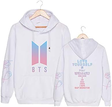 bts white hoodie