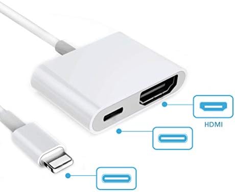 HDMI Cable, 1080P Digital AV Adapter, HDMI Cable Adapter, Sync Screen HDMI