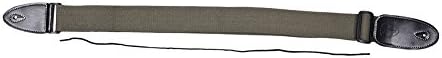 Tilesii Bass Guitar Strap Density Soft Cotton Thick Leather End