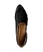 RF ROOM OF FASHION Women's Almond Toe Open Shank Slip On Loafers - Western Inspired Stacked Heel Shoes - Vegan Low Heel Flats