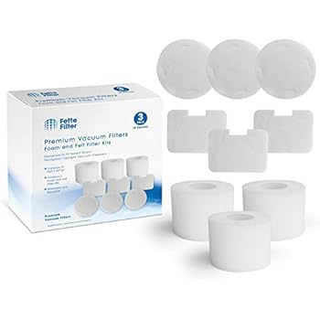 Fette Filter - Vacuum Filters Compatible with Shark Navigator Deluxe Upright Models NV41, NV42, NV44, NV46 UV402, UV410. Compare to Part #XFF36 - Pack of 3
