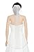SAMKY 1T 1 Tier Crystals Pearls Beaded Wedding Veil (Fingertip Length 36
