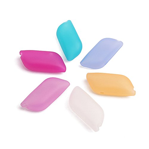 Silicone Toothbrush Cover,Vishm 6 Pack Of Silicone Toothbrush Case Cover,Suitable For Home,Outdoor And Travaling Brush Protection- Hygienic and Anti-bacterial