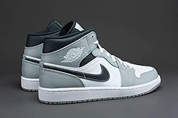 Jordan Mens 1 Mid 554724 660 Reverse Bred - Size 16