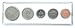 2008-5 Coin Birth Year Set in American Flag Holder Uncirculated