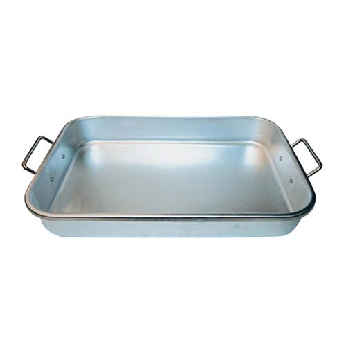 Click Here to See More Images Winware 12-Inch by 18-Inch by 2-1/4-Inch Aluminum Bake Pan with Drop Hand by Winco