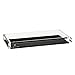 JR William Modern Tray Clear and Soho Black Small Acrylic Tray, Valet Tray, Catchall Tray, Dresser Tray, Desk Organizer Tray and Vanity Tray