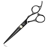 Professional Hair Scissors Sharp Black Barber