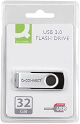 Q-Connect 32GB USB 2.0 Flash Drive Swivel Cap HiSpeed Transfer Portability view 6