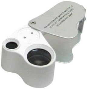 Jonkey Jeweler's Lighted High-power Eye Loupe 30 &amp; 60x LED