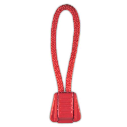 Paracord Planet Zipper Pulls Available in Various Color Combinations – Choose from 5, 10 and 20 Pack Sizes (Scarlet RD/RD, 10 Pack)