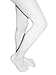 Butterfly Girls Lycra Opaque School Tights Uniform Hosiery Footed Stockings 6-8 White
