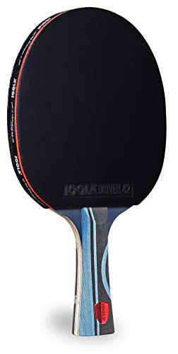 JOOLA Infinity Edge - Tournament Performance Ping Pong Paddle w/ Pro Carbon Technology - Black Rubber on Both Sides - Competition Ready - Table Tennis Racket for Advanced Training - Designed for Speed