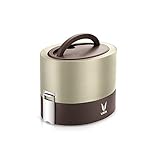 Vaya Tyffyn 600 ml Insulated Lunch Box - Stainless Steel Leak-Resistant Food Storage Container - 100% BPA Free, Eco-Friendly & Reusable Lunch Box For Adults & Kids. 20.3 oz (2.5 cups) total capacity