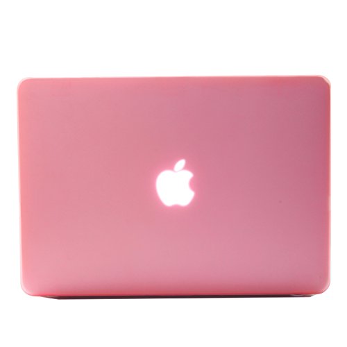 HDE MacBook Air 13 inch Case - Hard Shell Cover Keyboard Skin Fits Previous Generations A1466 A1369 (2008-2017) - Pink