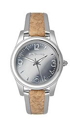 BCB Girls Women's Quartz Watch with Silver Dial Streak and Multi-Colour Leather Strap GL2072