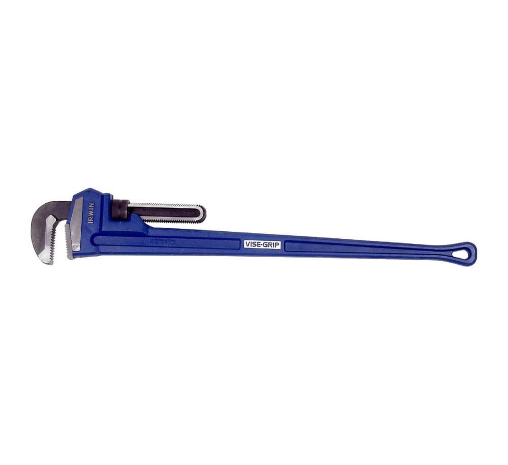Photo 1 of IRWIN Tools VISE-GRIP Pipe Wrench, Cast Iron, 6-Inch Jaw, 48-Inch Length (274108),Blue